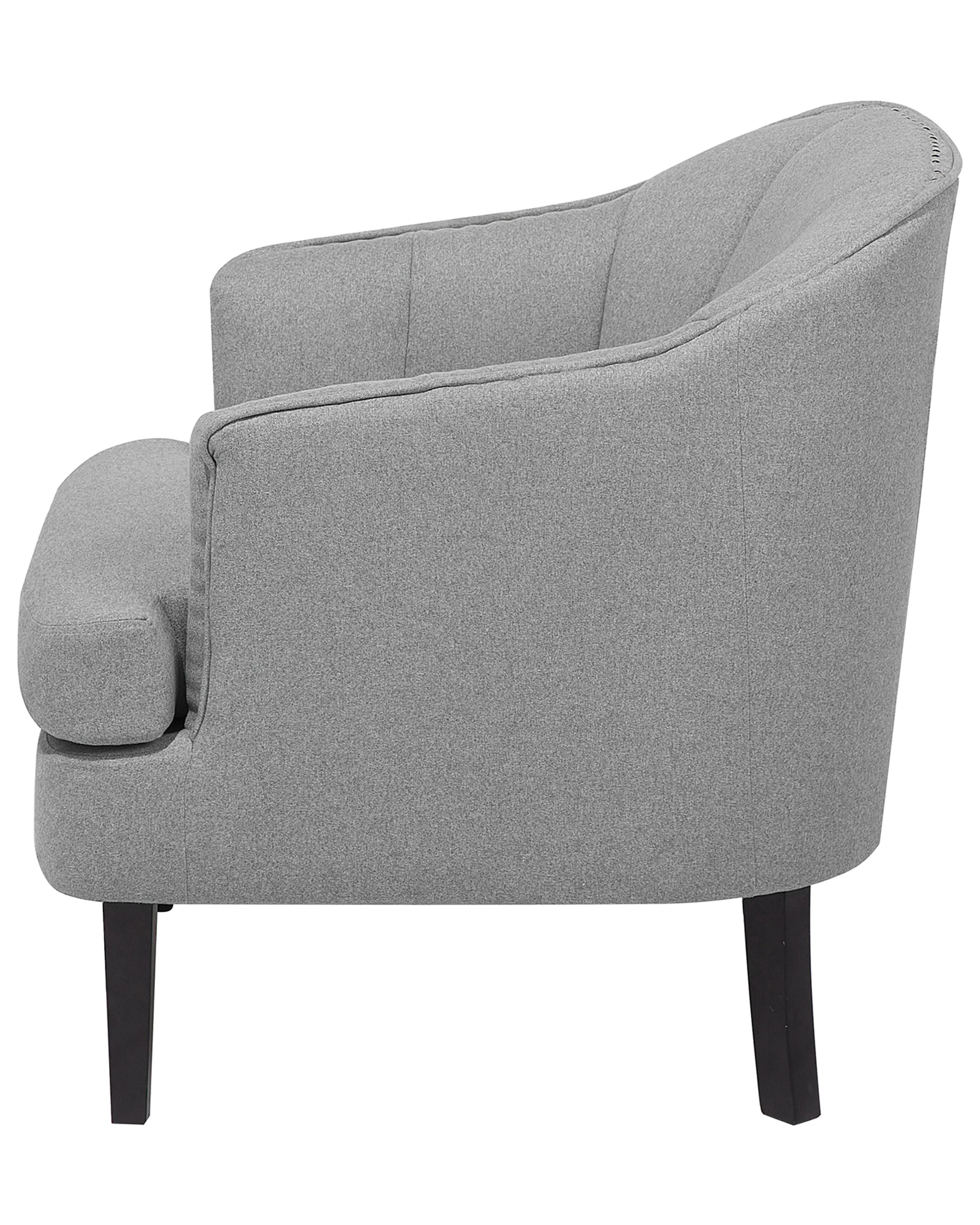 Fauteuil ELVERUM Stof Lichtgrijs