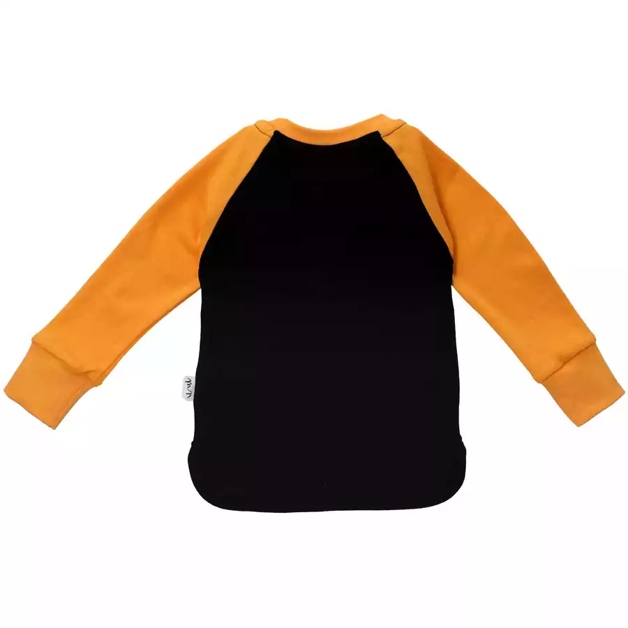 Baby Sweets Shirt Langarm Lieblingsstücke gelb schwarz
