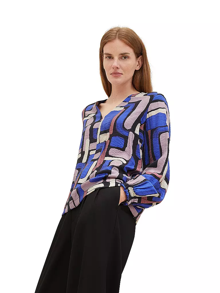 TOM TAILOR Bluse  blau