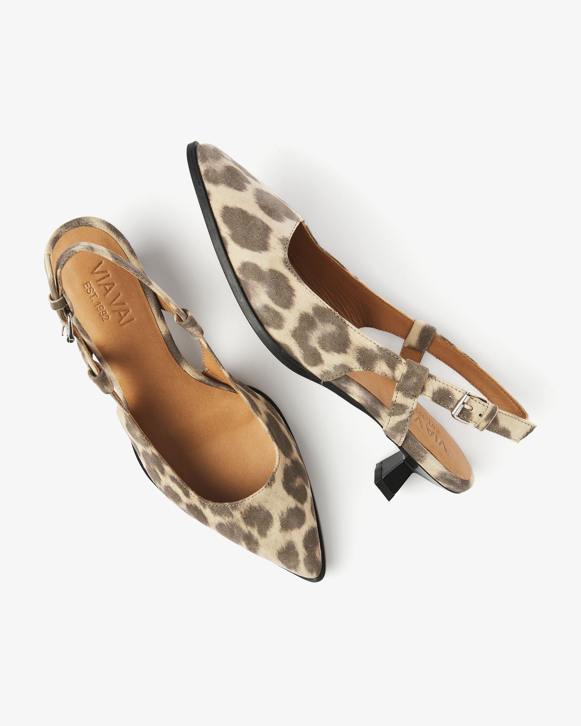VIA VAI luipaardprint slingbacks Lea Elina