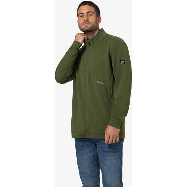 Veste polaire randonnée SUPER.NATURAL M MOTION JACKET RIFLE GREEN