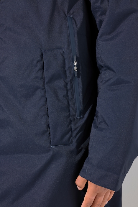 Funktionsmantel, Kapuze, 2-Wege-Zipper, Doppeltaschen