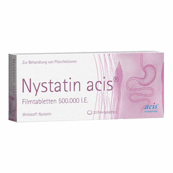 Nystatin acis Filmtabletten, 20 St