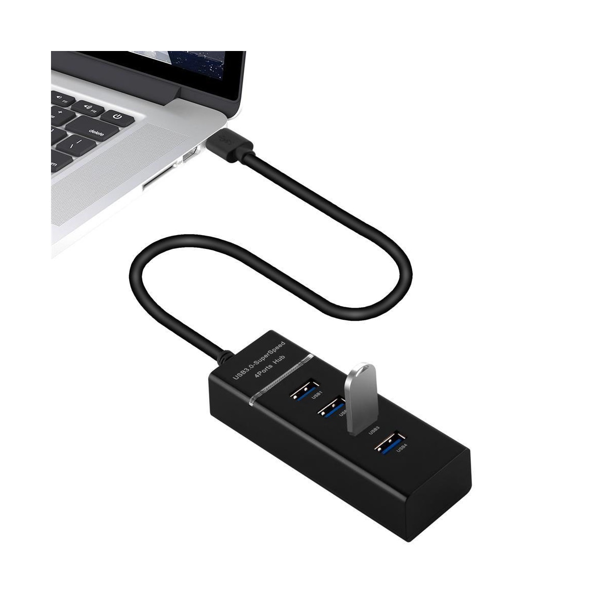 4-Port-USB 3.0-Multi-Interface Plug & Play