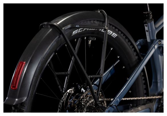 VTT Électrique Tout-Suspendu Cube Stereo Hybrid One44 Pro 800 Allroad Shimano Cues 11V 800 Wh 29'' Bleu Gris Ink 2025