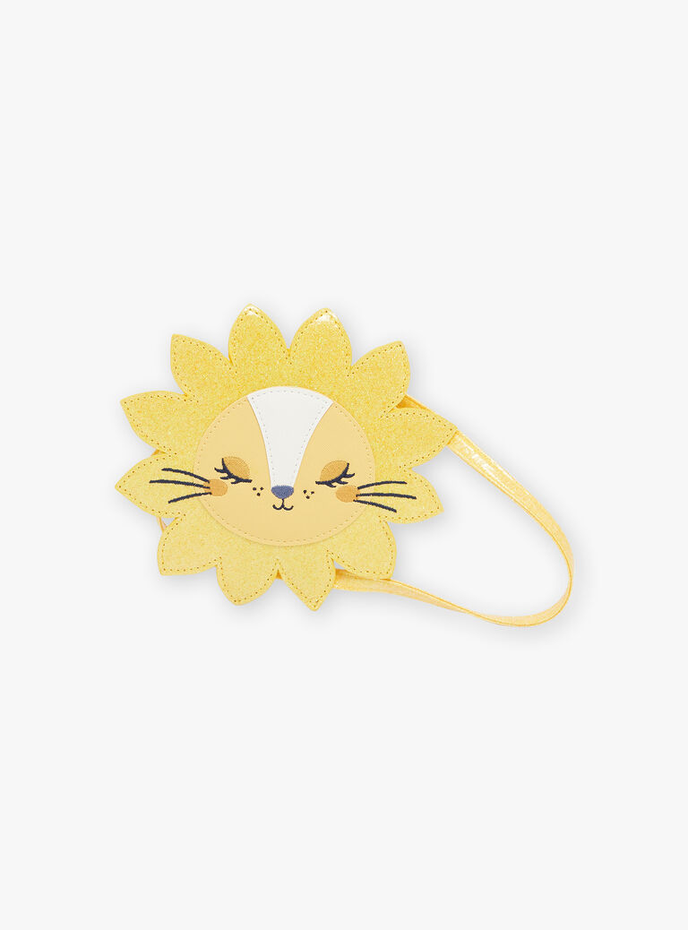 Sac bandoulière lion jaune
