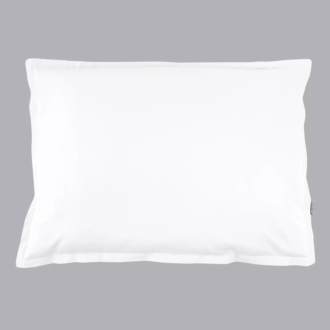 Taie d'oreiller rectangulaire percale de coton (50 x 80 cm) Cali Blanc
