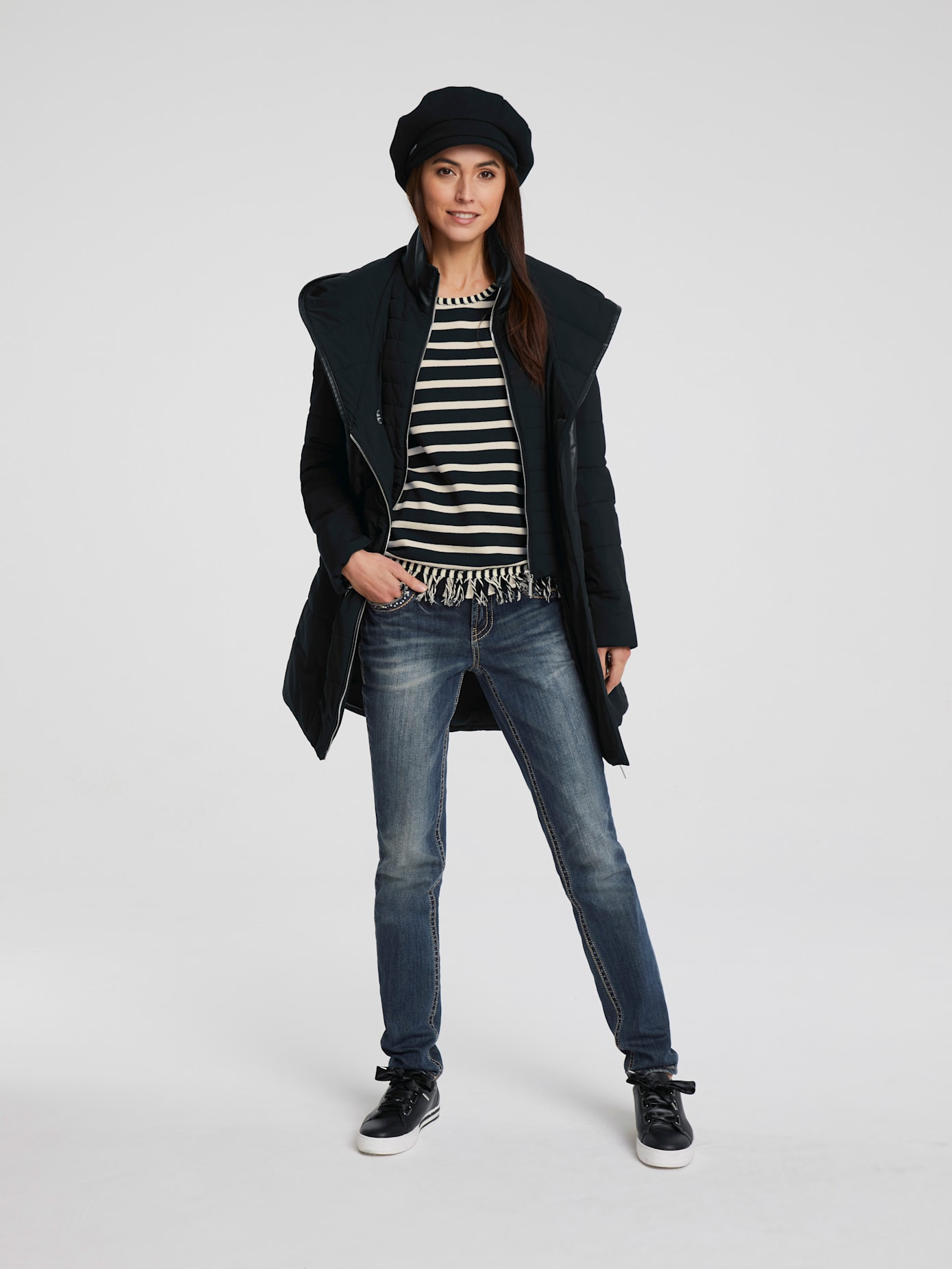 Doudoune joli look 2 en 1