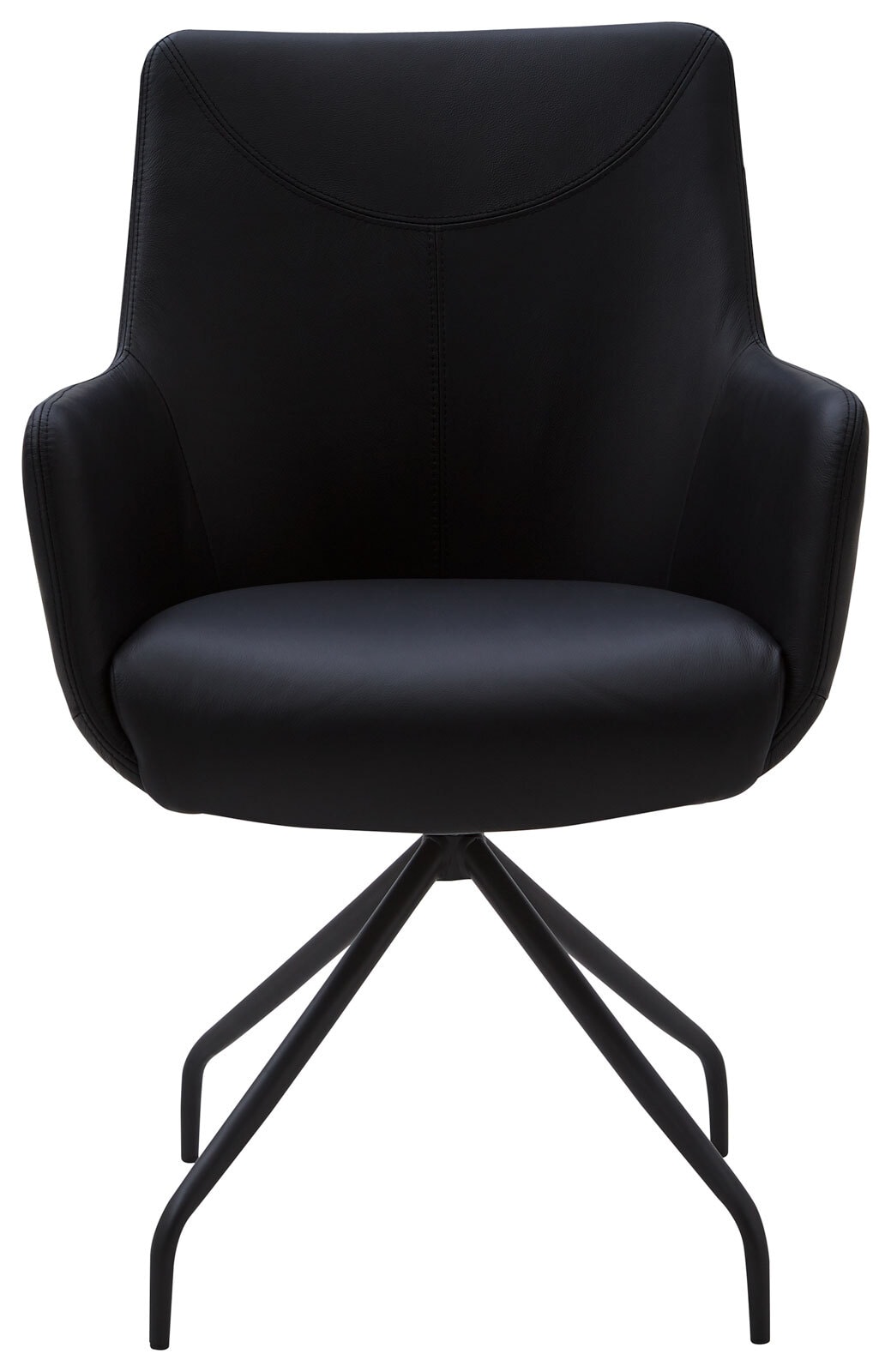 CASAVANTI Stuhl LEON Leder schwarz