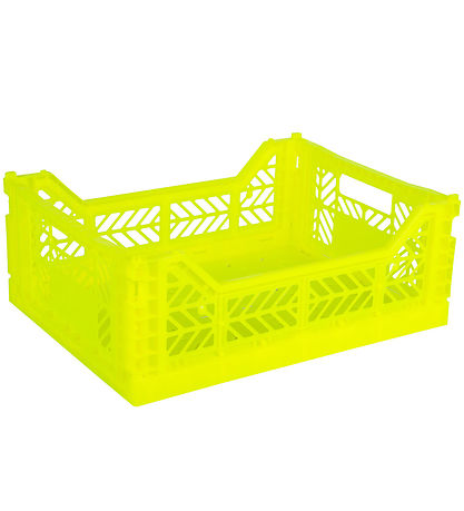 Aykasa Klappbox - 40x30x15 cm - Midi - Neon Yellow
