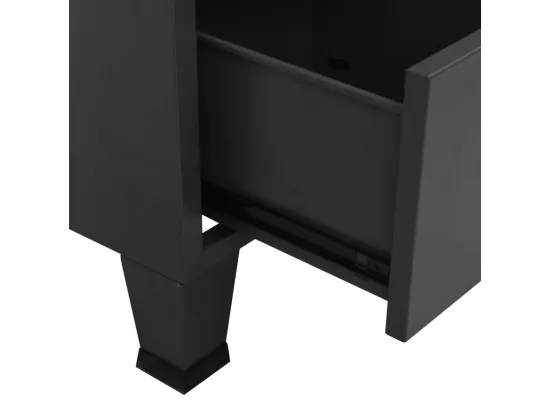 Garde-robe industrielle Anthracite 67x35x107 cm Acier
