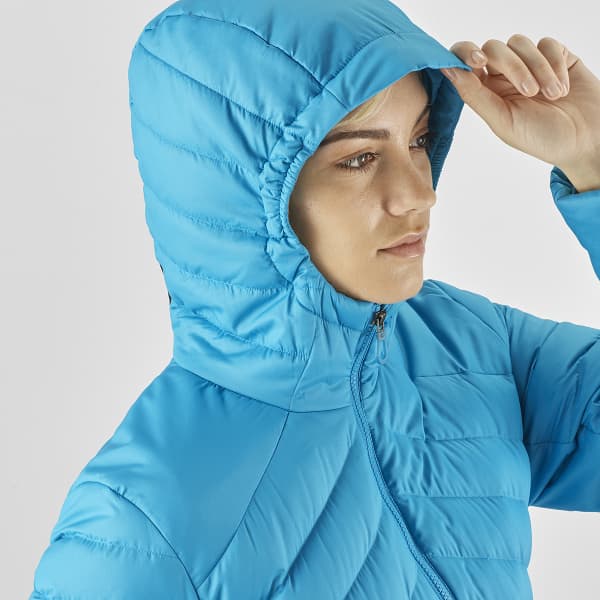 Doudoune ski SALOMON TRANSITION DOWN HOODIE W BARRIER REEF