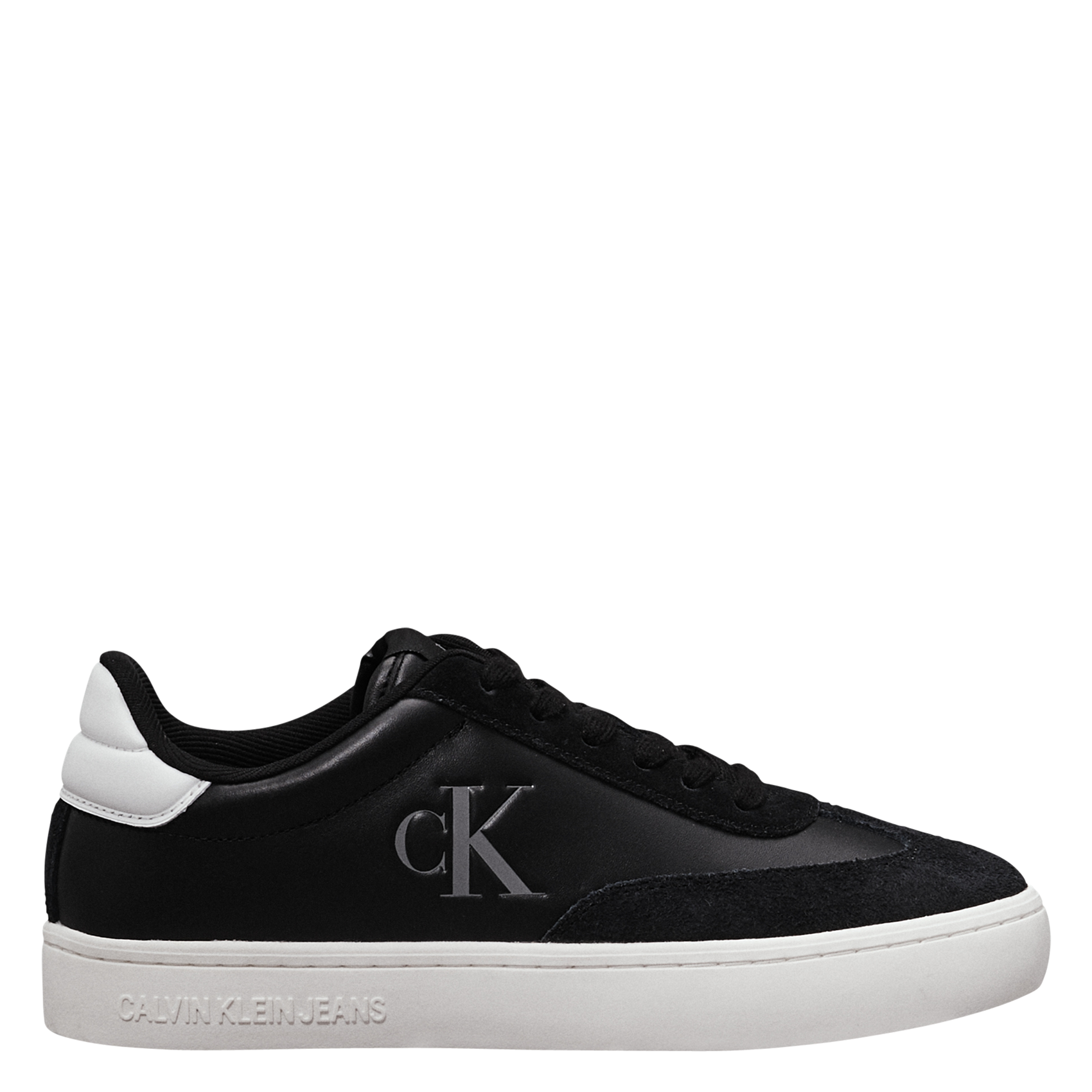 Baskets basses en cuir| Noir