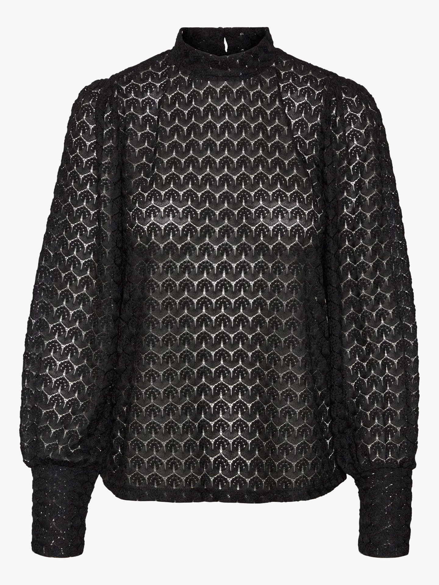 Becca High Neck Lace Top
