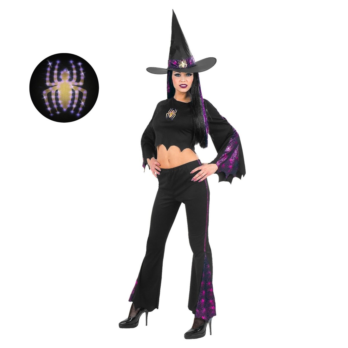 Halloween Kostuum Dames Heks Spin