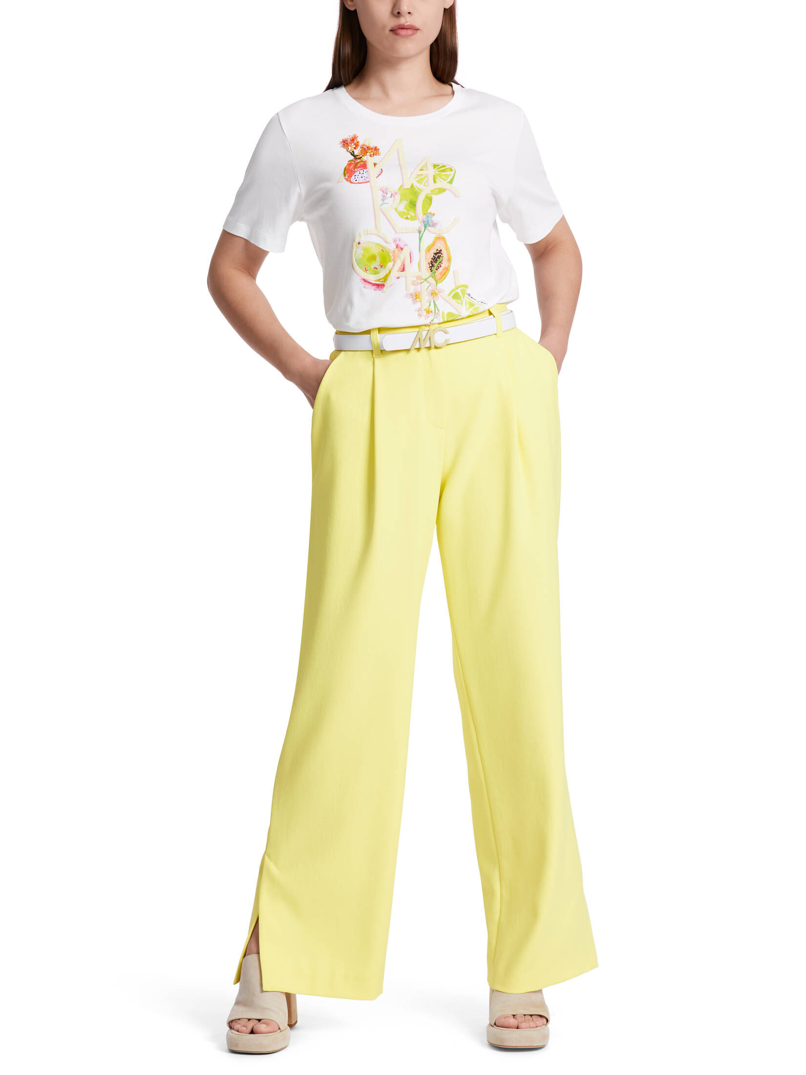 Marc Cain| Damen Bundfaltenhose WASCO
