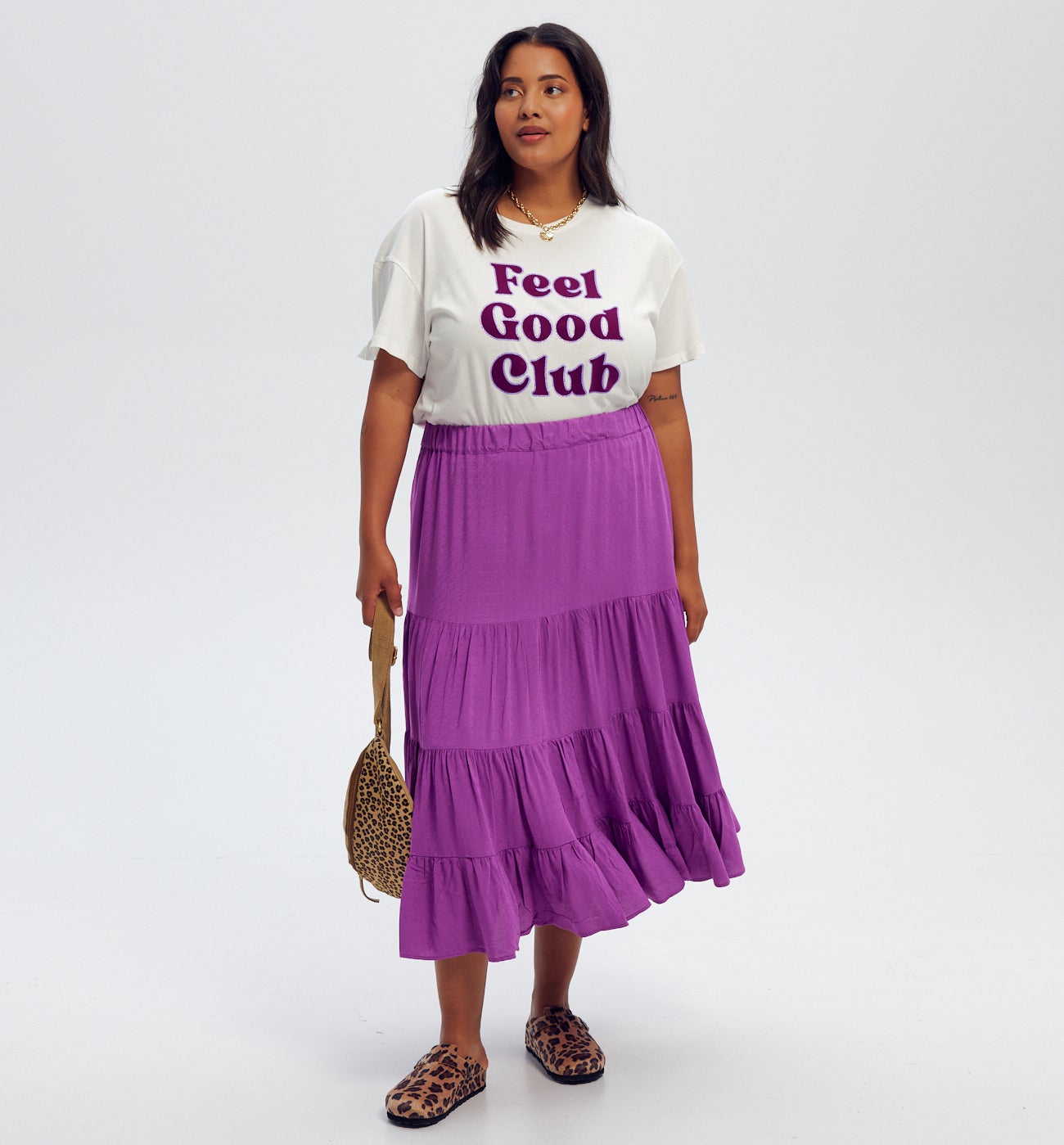 T-shirt à message Femme - Imprimé écru