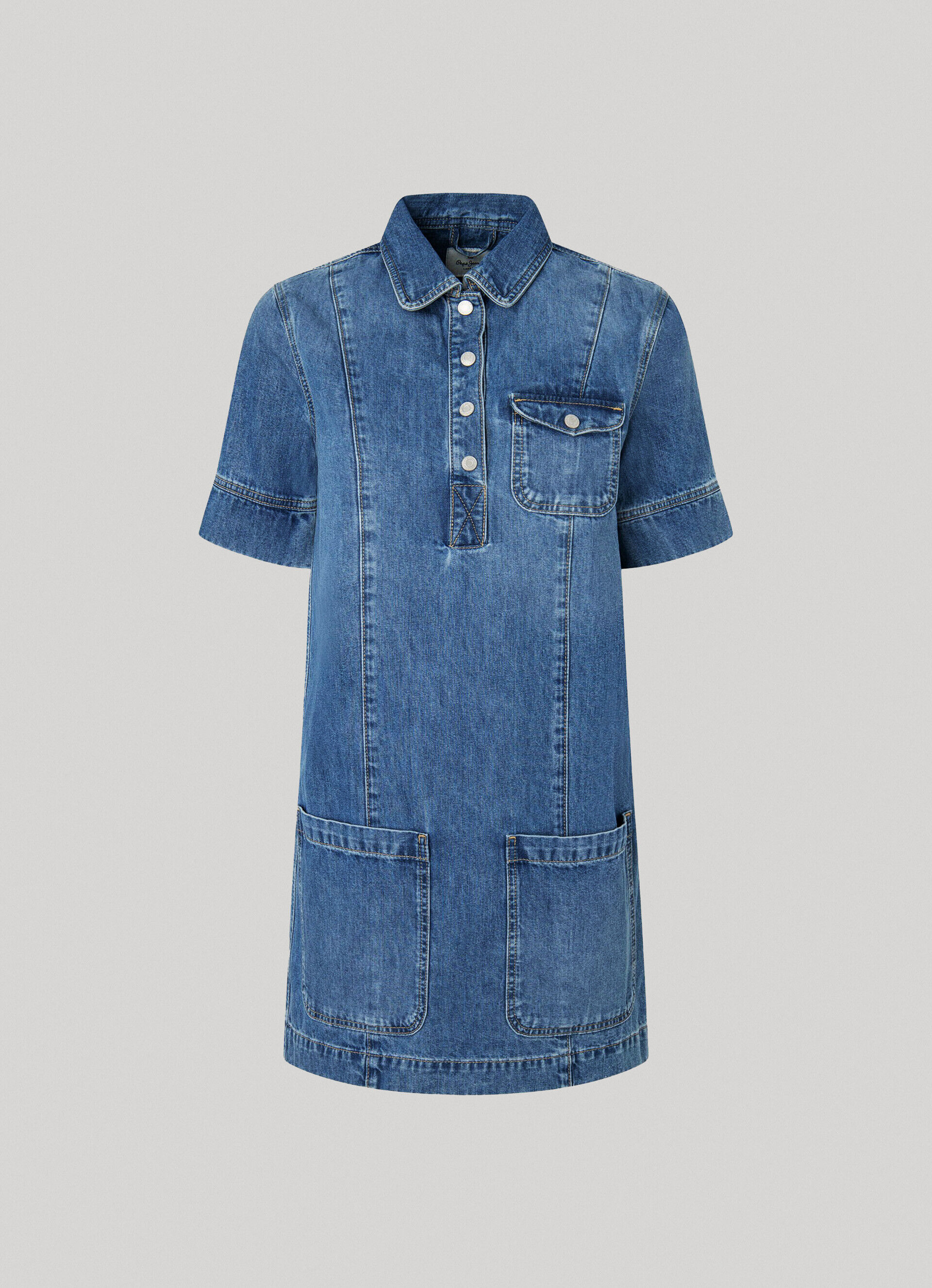 VESTIDO JEANS DE CORTE REGULAR - jeans