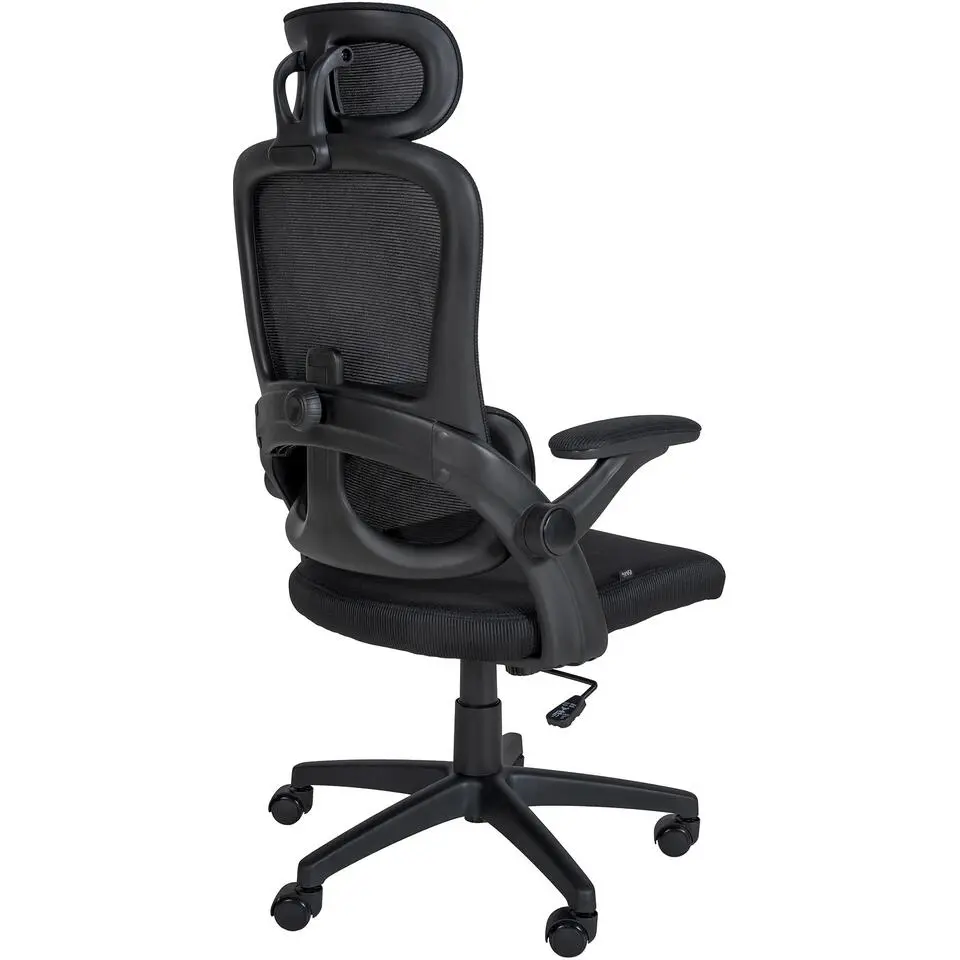CLP Bureaustoel Garston zwart Frame - Microfiber - zwart
