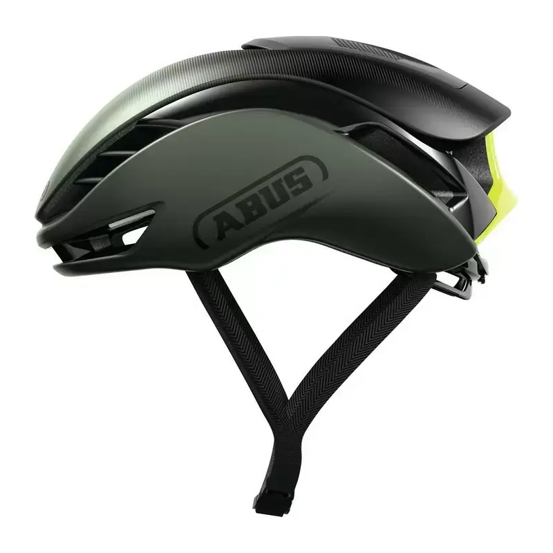 Abus Gamechanger 2.0 Race Fietshelm Olijfgroen