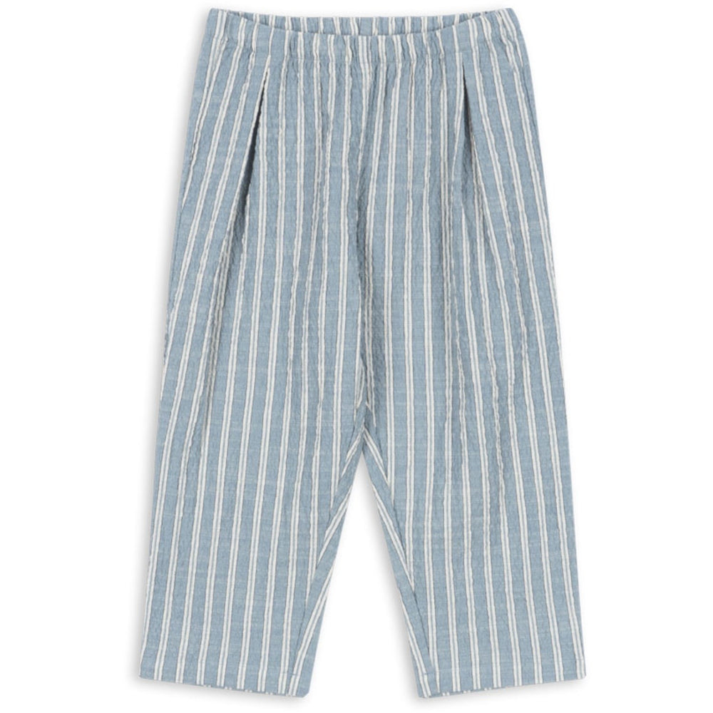 Køb Konges Sløjd Trio Bleu Stripe Elliot Bukser Gots