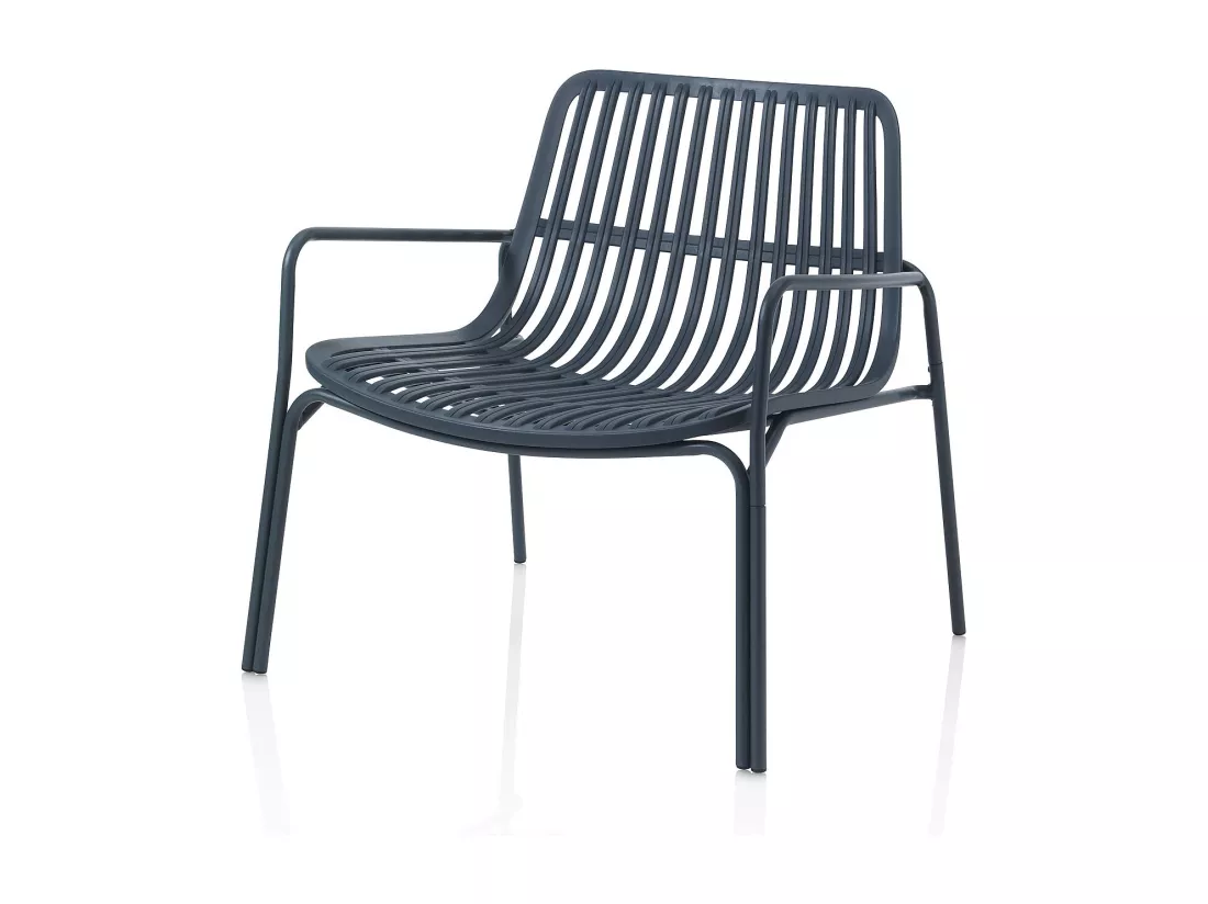 Set de 2 Chaises d'intérieur/extérieur AGNES bleu