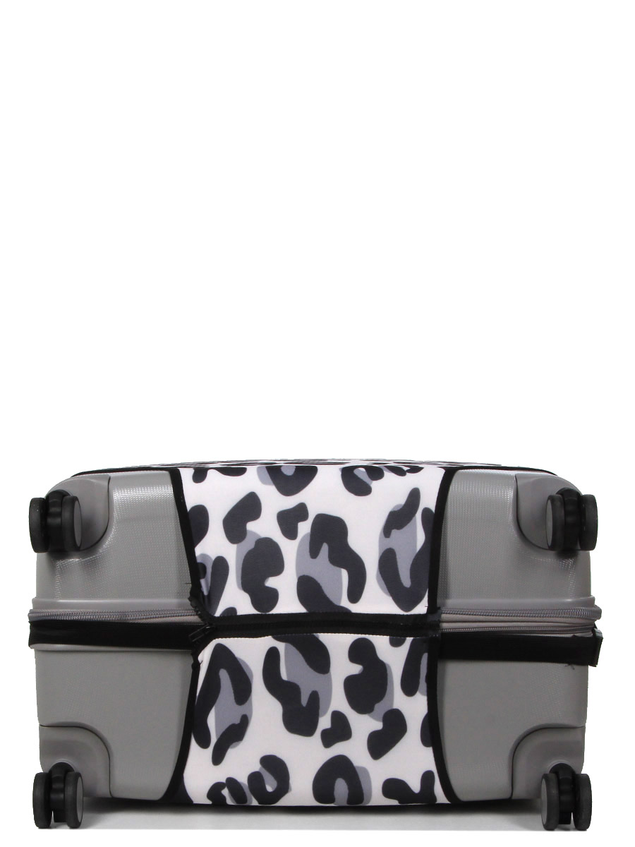 Housse de valise Periea Silver Leopard L