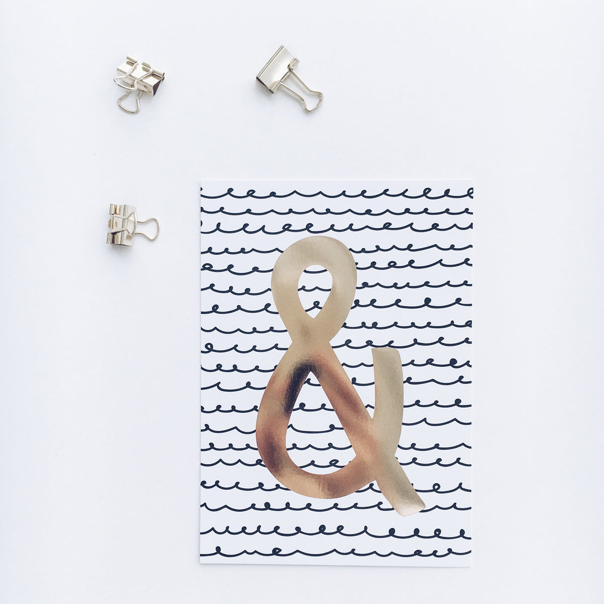 Postkarte „&