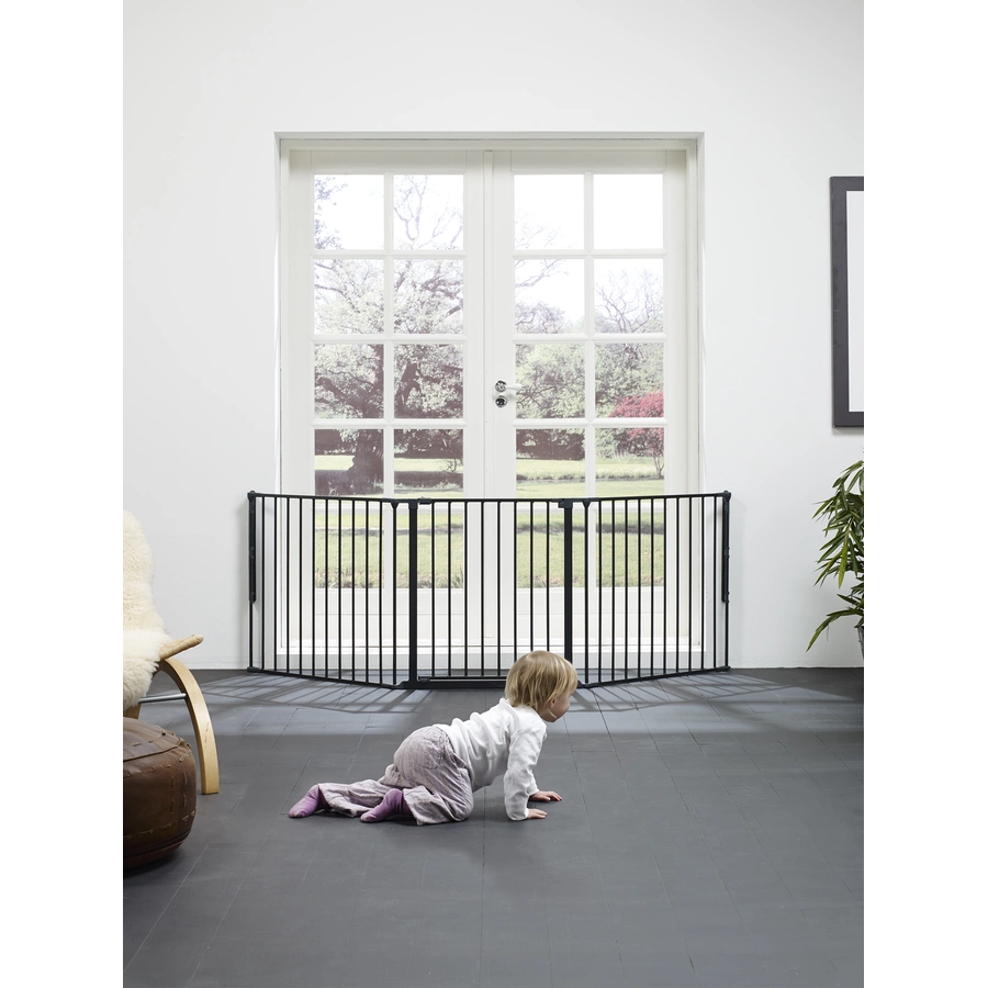 BabyDan Schutzgitter Flex L 90 - 223 cm, schwarz