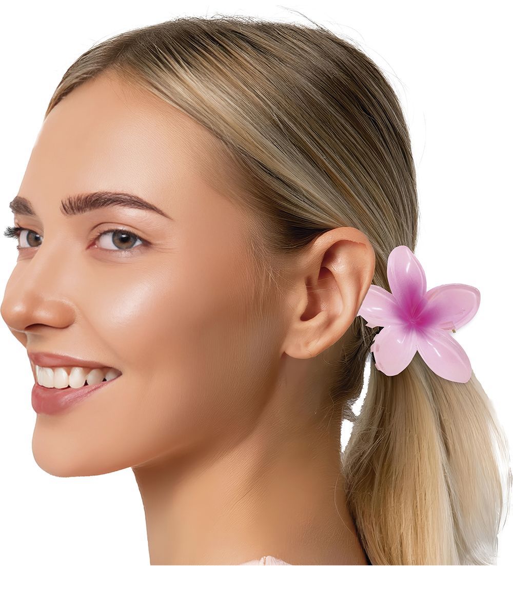 Bloem Haarclip Roze