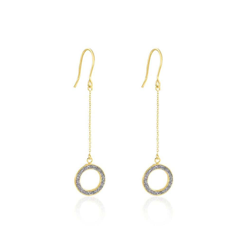Boucles D'oreilles Pendantes Audria Or Jaune