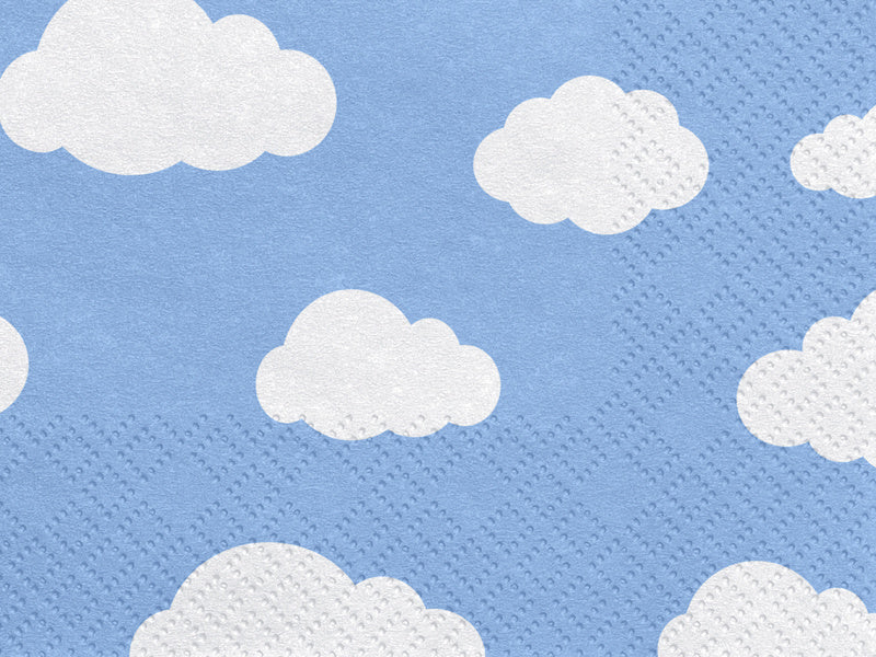 Servetten Wolken 33cm 20st