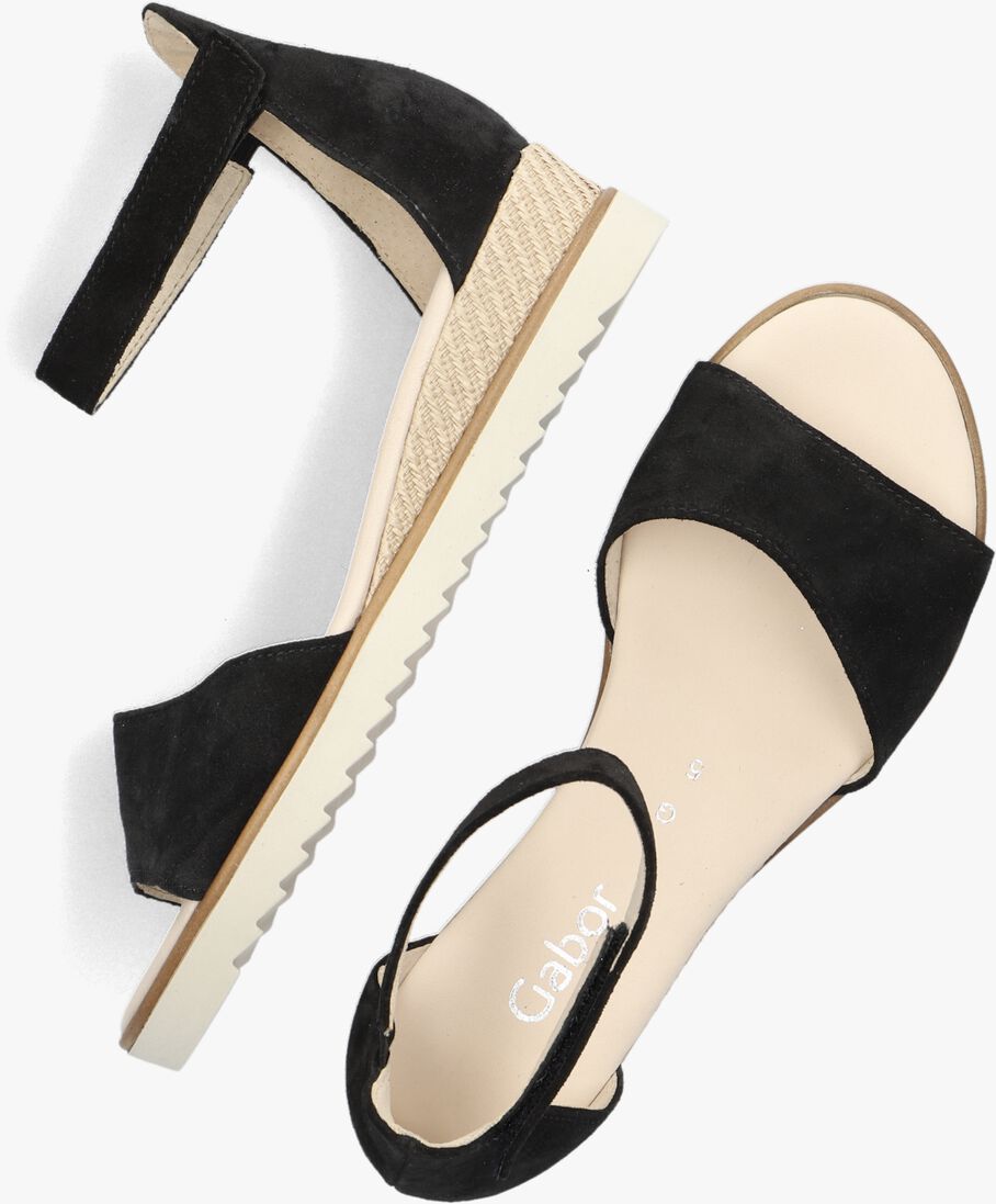 GABOR zwarte gabor sandalen 780.2