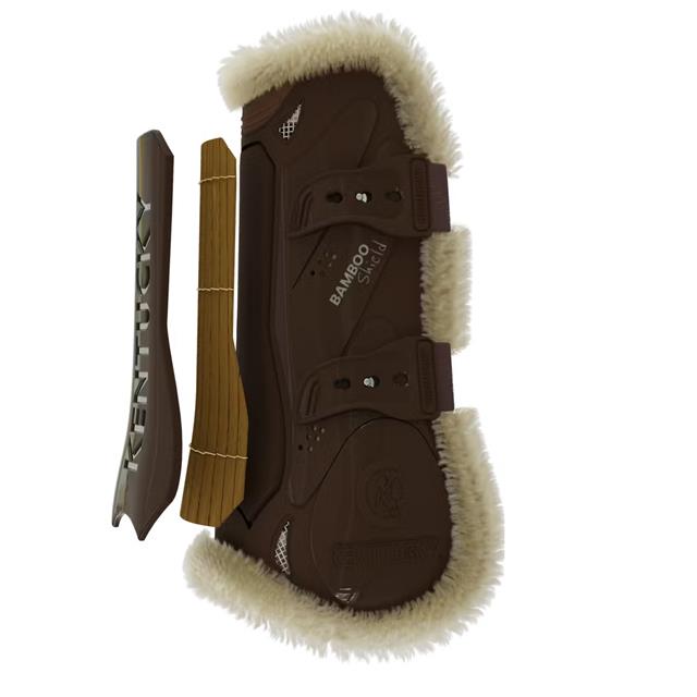 Peesbeschermers Kentucky Vegan Wol Bamboo Elastic Bruin