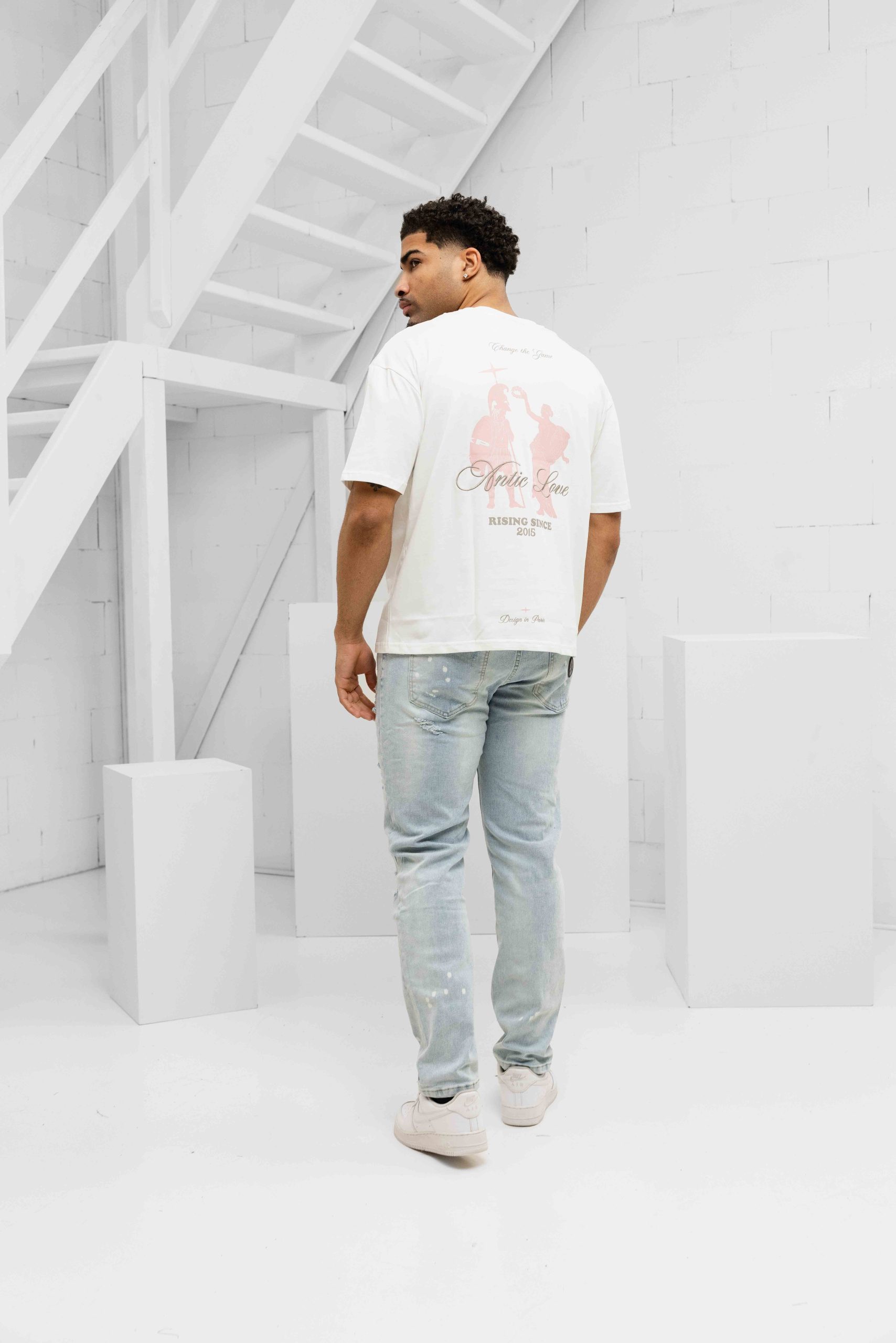 Project X Paris Antic Love T-Shirt Heren Wit