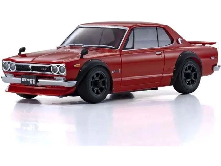 Kyosho Mini-Z MA020 Skyline 2000GT-R Rot, ARTR, 1:27 4WD On-Road Modell im Readyset
