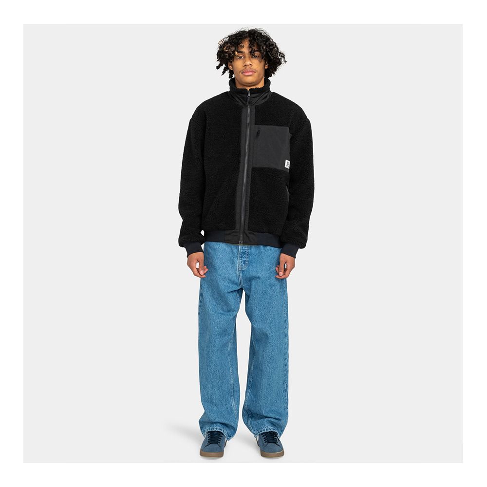 Element OAK SHERPA - Polaire Homme flint black