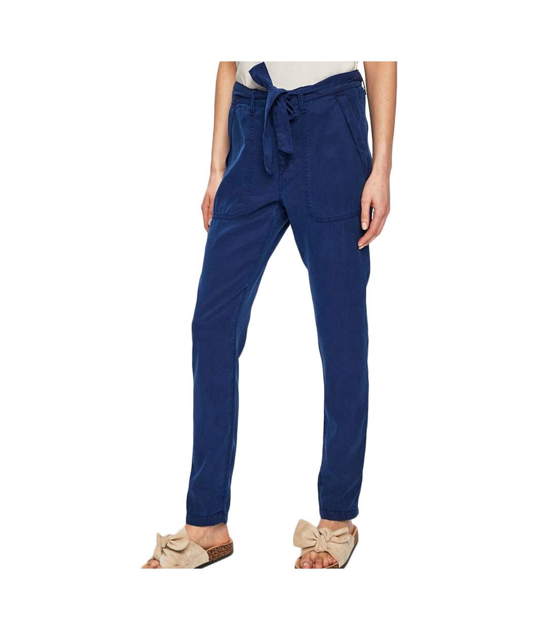 Pantalon Fluide Bleu Femme Pepe Jeans Drifter