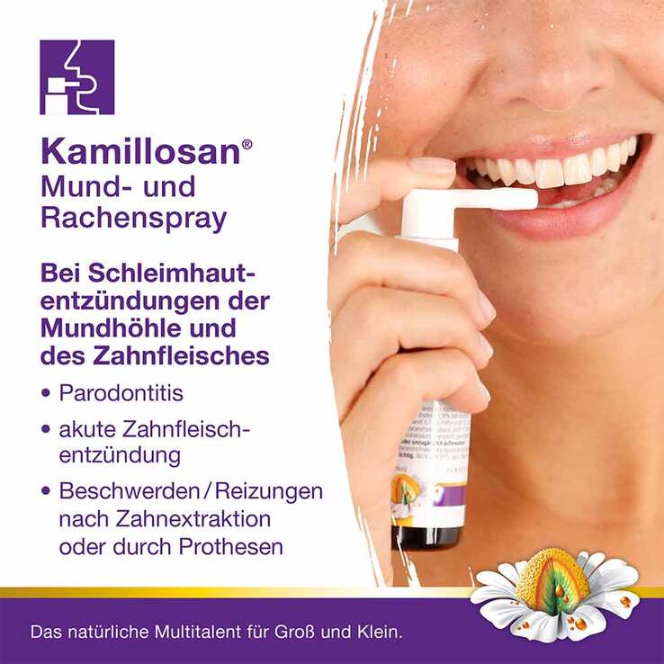 Kamillosan Mund- und Rachenspray, 2x30 St