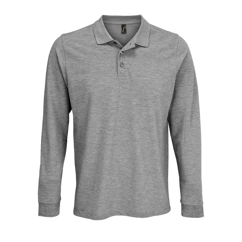 SOL'S 03983 - Prime Lsl Polo Unisexe Manche Longue Polycoton