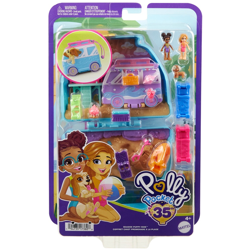 Polly Pocket Seaside Puppy Ride Kompakt