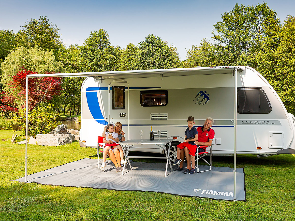 Fiamma Caravanstore 255 Royal Blue zakluifel