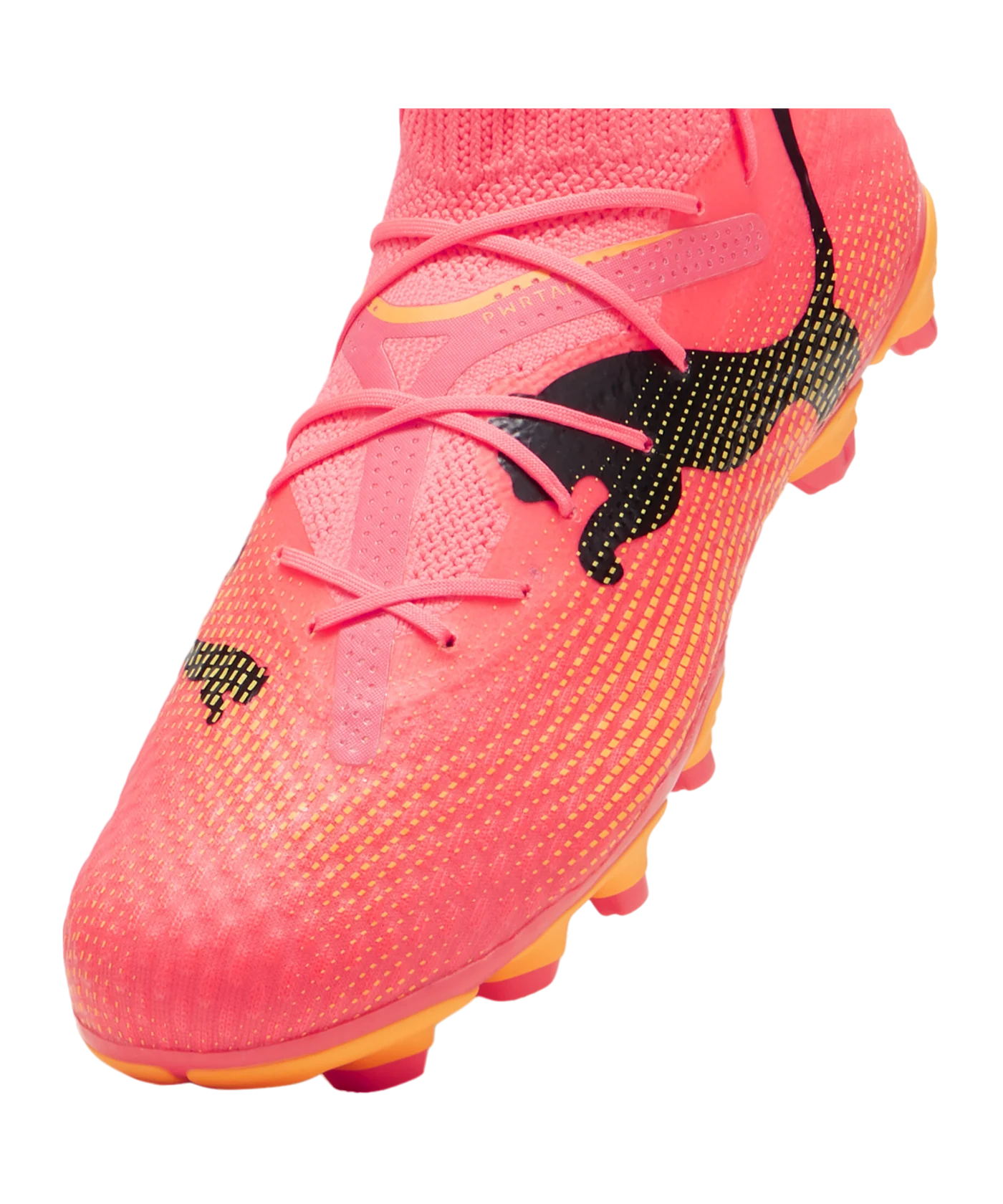 PUMA FUTURE 7 Pro FG/AG Jr Kids The Forever Faster Rosa Schwarz F03