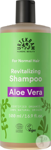 Urtekram Aloe Vera Shampoing Revitalisant À L'Aloe Vera Cheveux Normaux Flacon 500ml
