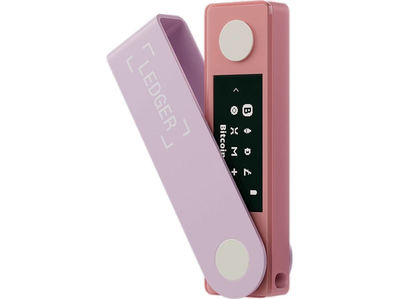 Ledger Nano X Pastel Pink Crypto-Hardware-Wallet mit Bluetooth zum Kaufen, Verwalten und Vermehren digitaler Vermögenswerte