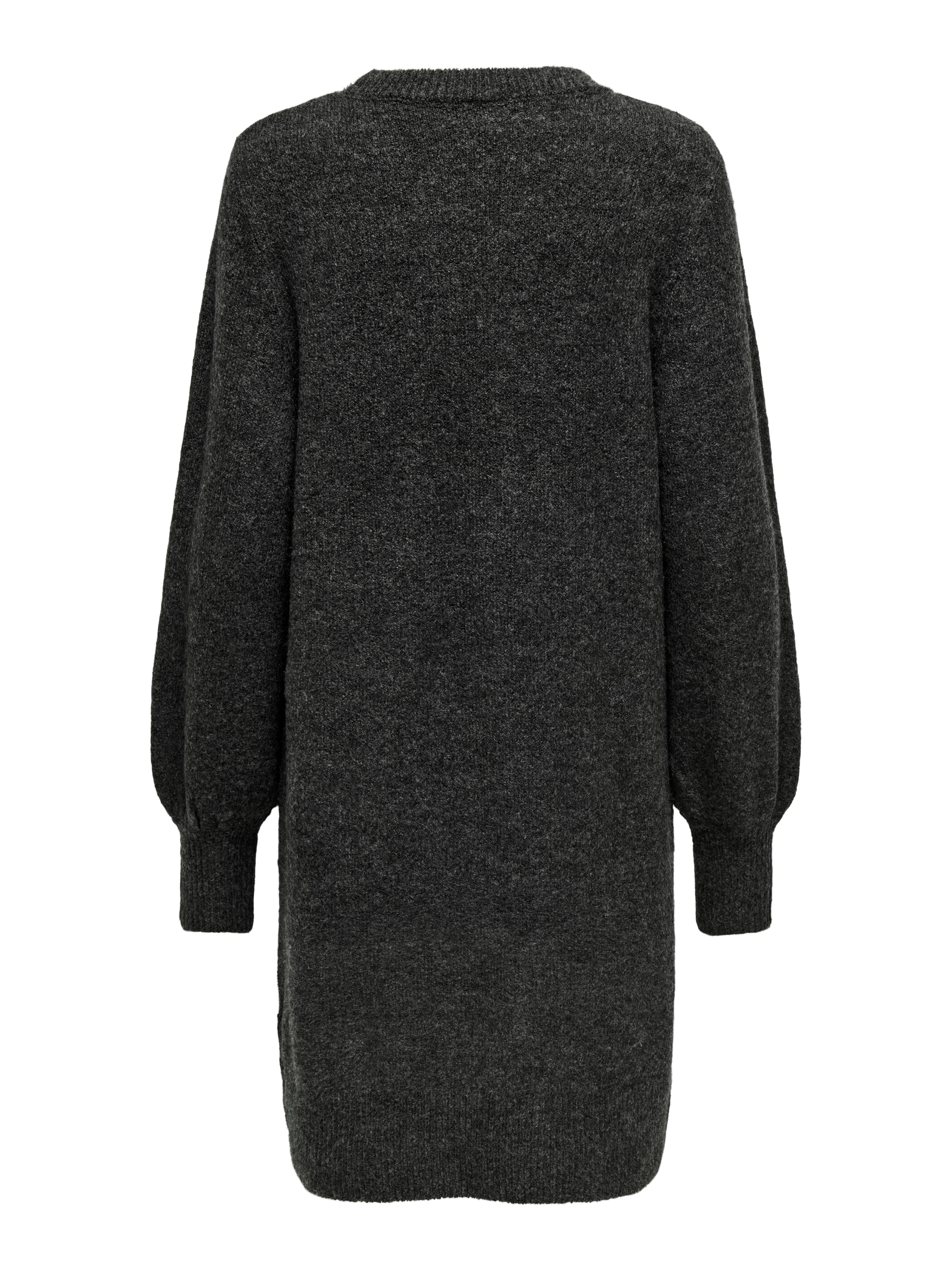 ONLELSA Midikleid Dark Grey Melange