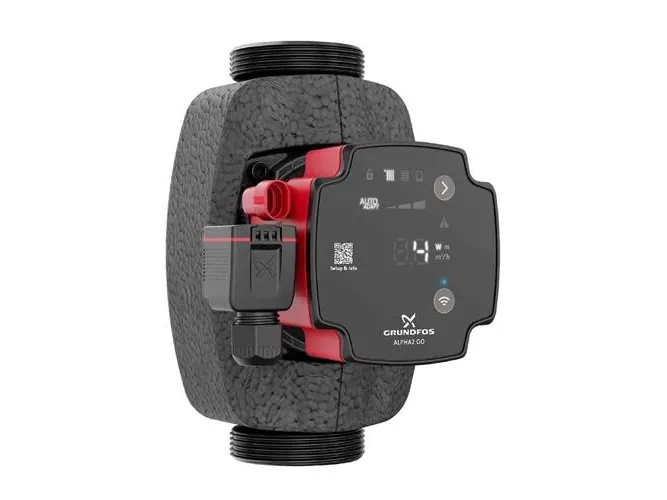 GRUNDFOS ALPHA2 GO cirkulationspumpe støbejern 2/180mm sort/rød 32-60 180 220-240V 9H AF0