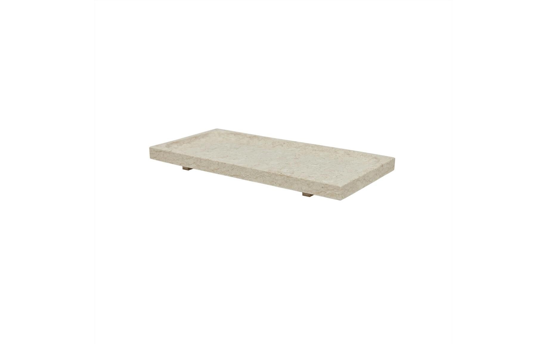 Aufbewahrungsschale Savi Beige, MarmorMarmortablett
