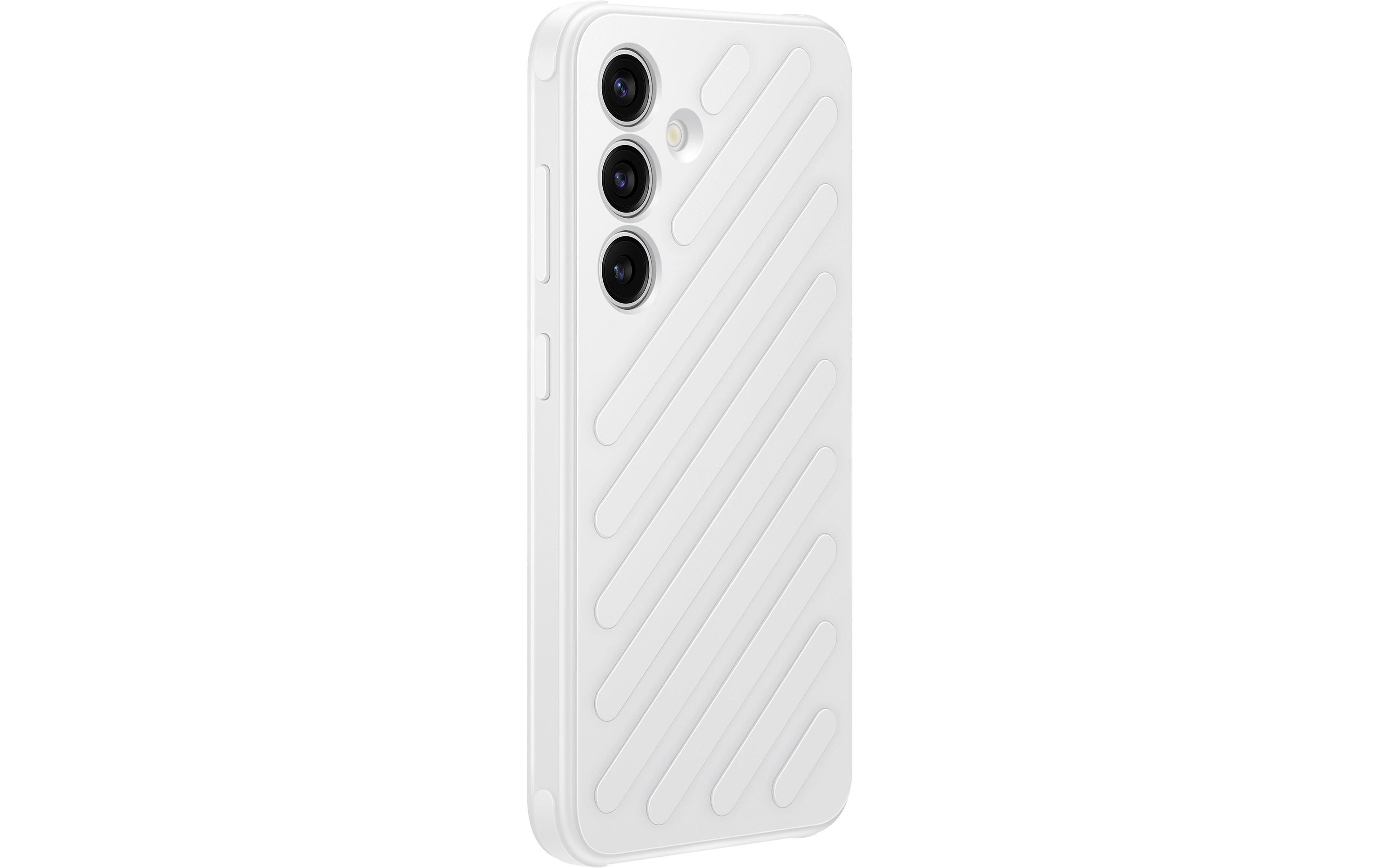 Back Cover Shield Case Galaxy S24 WeissRobuste Schutzhülle für das Samsung Galaxy S24