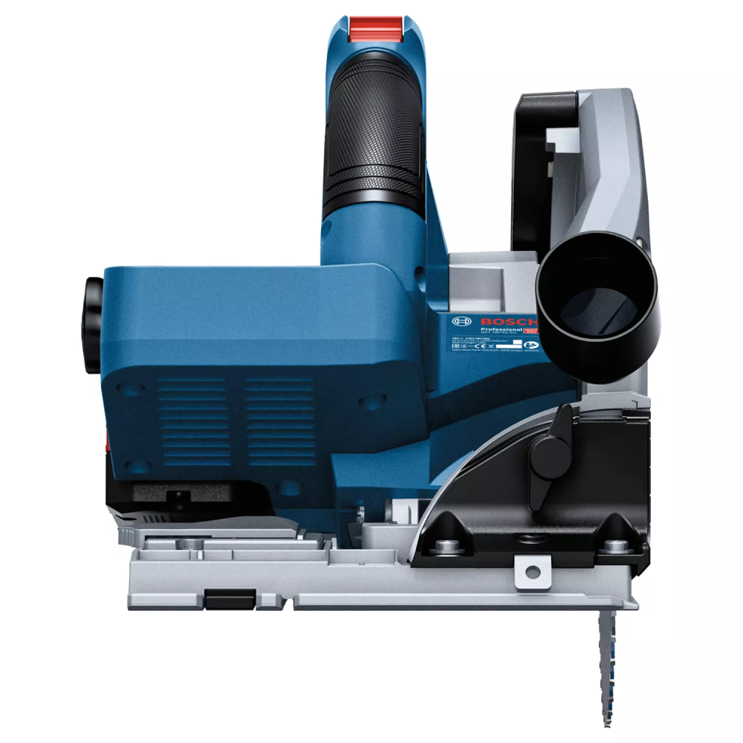 Bosch GKT 18V-52 GC 18V Li-Ion accu invalcirkelzaagmachine set (2x 5,5Ah) incl. geleiderail in L-Boxx - 140mm - koolborstelloos
